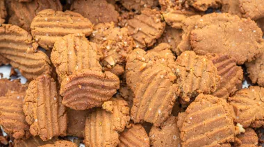  Traditional Thekua fried golden brown with coconut and ghee 5